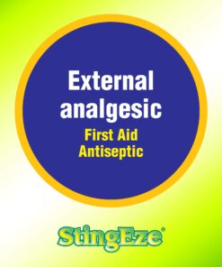 StingEze MAX Bug Bite Relief, Maximum Itch Relief from Bug Bites and Stings, Stops Pain, Relieves Itching, Reduces Infection - 0.5 oz Travel Pen Dauber 24 713EU aQglL
