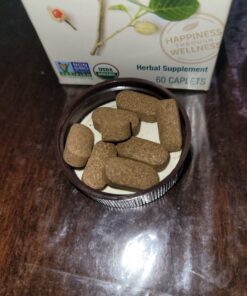 Himalaya Organic Ashwagandha, 60 Day Supply, Herbal Supplement for Stress Relief, Energy Support, Occasional Sleeplessness, USDA Certified Organic, Non-GMO, Vegan, Gluten Free, 670 mg, 60 Caplets 39 713EuXsE tL