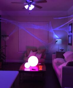 SLEEKLIGHTING 23 Watt T2 Black Light Spiral CFL Light Bulb, UL Approved- Blacklight Bulbs for Parties 120V, E26 Medium Base-Energy Saver (Pack of 4) 30 713F7nd wCL