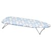 Household Essentials 122101 Small Tabletop Ironing Board with Folding Legs - Magic Rings Cover and Pad,Blue Rings Blue Rings