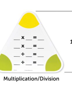 Learning Resources Write & Wipe Fact Family Boards, Set of 5 Boards, Ages 6+, Multicolor, 10 H in (LER3799) 8 713Fzi52YfL