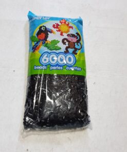 Perler Beads Fuse Beads for Crafts, Black, Small, 6000pcs Bucket 33 713H7lEa1HL