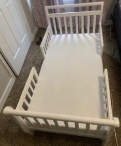 Dream On Me Emma 3 in 1 Convertible Toddler Bed in White 56x29x28 Inch,29x29x18 Inch 29 713H8nWGu4L