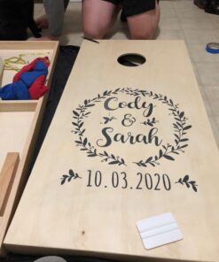 ZENY Portable Cornhole Set Regulation Size Outdoor Yard Cornhole Game 2 Wooden Cornhole Boards 8 Corn Hole Toss Bags with Travel Carrying Bag Regulation Szie 4x2ft 46 713HDGI3sL