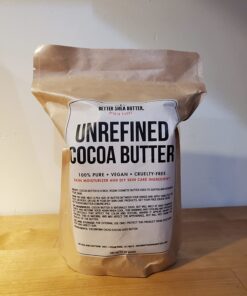 Better Shea Butter Raw Cocoa Butter - Unrefined, 100% Pure, Food Grade - Use for Cocoa Lip Balm, Stretch Marks Cream, Cacao Butter Cream, Scars Oil, Whipped Lotion - Skin & Hair Moisturizer 1LB Block Bar 1 Pound (Pack of 1) 31 713HwThHnkL 1