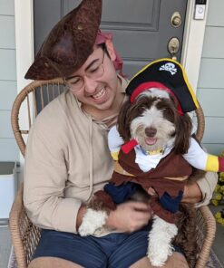 NACOCO Pet Dog Costume Pirates of The Caribbean Style (Medium) Medium Brown 39 713IZe3SVTL