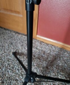 Music Stand, Kasonic 2 in 1 Dual-Use Folding Sheet Music Stand & Desktop Book Stand, Portable and Lightweight with Music Sheet Clip Holder & Carrying Bag Suitable for Instrumental Performance (Black) Black 72 713Iy370rIL