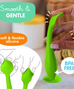 Diaper Cream Spatula - Baby Bum Brush for Butt Paste Diaper Cream - Baby Butt Cream Diaper Cream Applicator - Butt Spatula Baby Necessities - Bumco Diaper Cream Brush, Green 25 713JU2WOmL