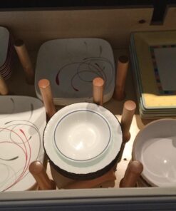 Rev-A-Shelf Adjustable Pegboard Drawer Divider Organizer, Trim to Fit Wooden Kitchen Cabinet Storage Utensil, Pots & Dish Rack, 30" x 21", 4DPS-3021 30 x 21 34 713JXd8k0uL