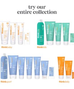 Thinksport SPF 50 Mineral Sunscreen – Safe, Natural Sunblock for Sports & Active Use - Water Resistant Sun Cream –UVA/UVB Sun Protection – Vegan, Reef Friendly Sun Lotion, 3 Fl Oz (Pack of 1) 3 Fl Oz (Pack of 1) 29 713KRQjc3OL