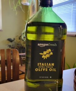 Amazon Fresh Mediterranean Blend Extra Virgin Olive Oil, 2QT (2L) 67.63 Fl Oz (Pack of 1) 35 713KkrszKmL