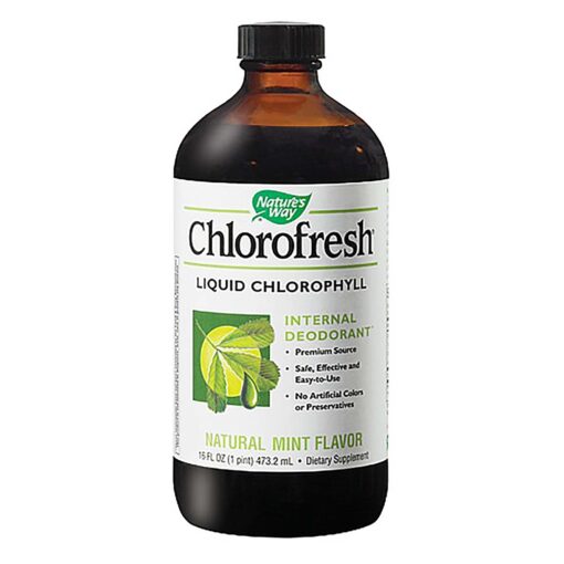 Natures Way Chlorofresh Liquid Chlorophyll 16 ozs (Mint Flavor)