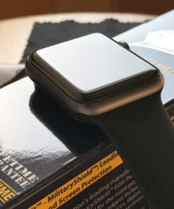 Armor Suit Apple Watch 42mm (Series 2/3 Compatible) Screen Protector (2 Pack) Full Coverage MilitaryShield Screen Protector For Apple Watch 42mm (Series 2/3 Compatible) -HD Clear Anti-Bubble 64 713Li8eAuCL 1