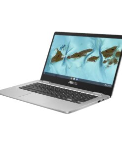 ASUS C424MA-AS48F Chromebook C424, 14.0" 180 Degree FHD NanoEdge Display, Intel Dual Core Celeron Processor, 4GB LPDDR4 RAM, 128GB Storage, Silver Color, C424MA-AS48F Celeron | 4GB | 128GB 14 713Ll1PhNzL