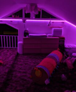 DAYBETTER Led Strip Lights Waterproof, 32.8ft(2 Rolls of 16.4ft) LED Tape Lights Color Changing 300 LEDs Light Strips Kit with 44 Keys Ir Remote Controller and 12v Power Supply for Indoor Outdoor Use 61 713Ll9UHJL