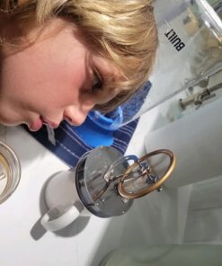 Sunnytech Low Temperature Stirling Engine Motor Steam Heat Education Model Toy Kit (LT001) Gold 17 713M0S8A4CL