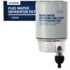 Five Oceans Fuel Filter Water Separator with Clear Bowl, Replaces# S3213, 35-60494-1, 18-7932-1,18-17928,35-809097, for Marine Outboard Motor Mercury, Racor, Universal - FO3665 Filter with Bowl 61 713MK5iZYwL
