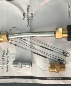 General Pump Shark 87105910 4000 PSI Telescoping Wand with Shut-Off Gun, 6-24-Feet 10 713MbrIY1L