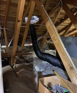 AC Infinity Flexible 6-Inch Aluminum Ducting, Heavy-Duty Four-Layer Protection, 25-Feet Long for Heating Cooling Ventilation and Exhaust 40 713Mkrbx6DL