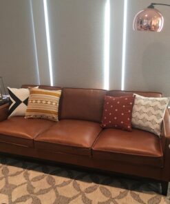 Woven Nook - Modern & Luxurious 18" x 18" Decorative Boho Throw Pillow Covers - Durable Quality & Machine Washable - Indy Design - Orange, Yellow, Black, and White - 4 Pack 30 713NAGmSXgL