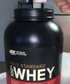 Optimum Nutrition Gold Standard 100% Whey Protein Powder, French Vanilla Creme, 5 Pound (Packaging May Vary) French Vanilla Crème 5 Pound (Pack of 1) 48 713OmC0nQEL