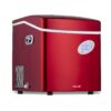 NewAir Portable Ice Maker 50 lb. Daily | Red | 3 Size Bullet Shaped Ice | First Batch Under 10 Minutes | Self Cleaning Quiet Operation Countertop Ice Machine | AI-215R 6 713PEM3C7DL