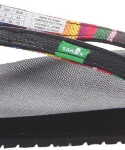 Sanuk Women's Maritime Flip Flop 5 Black 4 713PnkU8cL