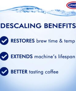 Urnex Dezcal Coffee and Espresso Machine Descaler Activated Scale Remover - 900g Bottle - Fast Effective Descaling Of Boilers and Heating Elements Faucets Spray Heads Milk Systems 31 713QFLLjbHL