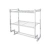 Organize It All Chrome 2 Tier Wall Mounting Bathroom Rack with Towel Bars, Metallic (16988W) 44 713Qsfu4JDL