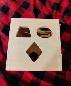 Melissa & Doug Shape Sorting Cube - Classic Wooden Toy With 12 Shapes - Kids Shape Sorter Toys For Toddlers Ages 2+ 36 713RPUFdp5L 1