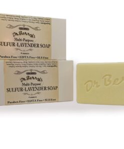 Dr. Berry's Sulfur Lavender Soap | 10% Sulfur Advanced Cleaning Bar (2) 4oz Bars 2 Pack (4oz Bars) 15 713S68F57FL