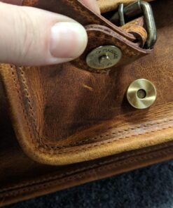 Leather Messenger Bag for Men - Full Grain Leather Briefcase Laptop Satchel Office Crossbody Travel Bag by Rustic Town (16 Inch, Brown) 52 713S6C0qxwL