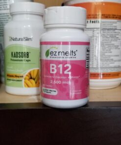 EZ Melts Dissolvable B12 Vitamin 2,500 mcg, Methylcobalamin, Sugar-Free, 3-Month Supply. 33 713T66oV4L