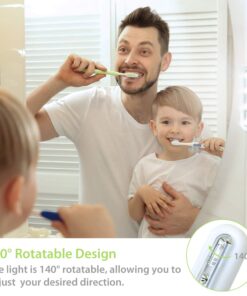 OXYLED Tap Closet Lights, One Touch Light, Stick-on Anywhere 4-Led Touch Tap Light, Cordless Touch Sensor LED Night Light, Battery Operated Stair Safe Lights, 140° Rotation 1 Pack 25 713TxZt1 YL