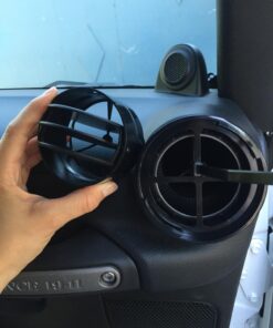 The Noggle, 8ft - Kid's Personal Air Conditioning System, Made in USA, Directs Cool Air to Children in The Backseat - Air Conditioning Vent Hose for Vehicles, Making The Back Seat Cool Again - Black 8 feet Black Ice 47 713U0kcV5HL