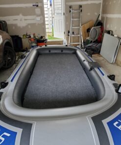 Bonnlo Kayak Cart Canoe Dolly Fishing Kayak Accessories Carrier Foldable Paddle Board Trolley Boat Trailer Transport with NO-Flat Airless Tires Wheels and 2 Ratchet Straps Kickstands- "U"shape 47 713Ua4m4eEL