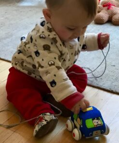 Melissa & Doug K's Kids Pull-Back Vehicle Set - Soft Baby Toy Set With 4 Cars and Trucks and Carrying Case - Pull Back Cars, Toys For Babies And Toddlers 48 713VUKm1HjL 3