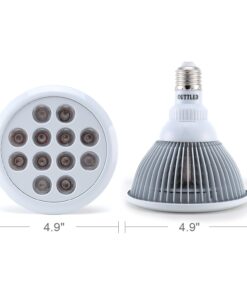 Outtled Diateklity 12W Hydroponic LED Plant Grow Light with E27 Socket 19 713W4N9eyWL
