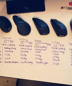 Anker 2.4G Wireless Vertical Ergonomic Optical Mouse, 800 / 1200 /1600 DPI, 5 Buttons for Laptop, Desktop, PC, Macbook - Black 62 713W9fwgvKL