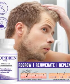 Propidren by HairGenics - DHT Blocker & Hair Growth Capsules to Prevent Hair Loss & Stimulate Hair Follicles, to Stop Hair Loss & Regrow Hair. Proprietary Anti-Hair Loss & Hair Regrowth Treatment. 27 713WG6VZ8wL 1