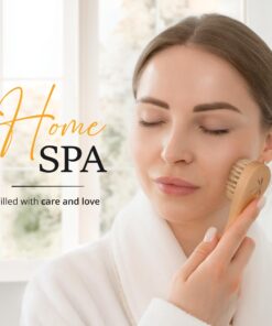 Belula Premium Dry Brushing Body Brush Set- Natural Boar Bristle Body Brush, Exfoliating Face Brush & One Pair Bath & Shower Gloves. Free Bag & How To – Great Gift For A Glowing Skin & Healthy Body 34 713WbtjTTWL 2