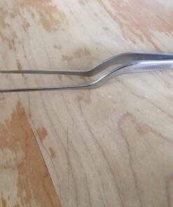 Mercer Culinary 18-8 Stainless Steel Chef Plating Tongs, Offset Tip, 6-1/2 Inch 6-1/2 Inch Offset Tip 13 713X1HsYBqL