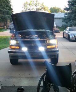 Auxbeam 7" LED Light Bar Flood Led Work Light 36W Off Road Driving Lights for JeepTruck 4x4 Military Mining Boating Farming and Heavy Equipment 31 713Xd8ivdSL