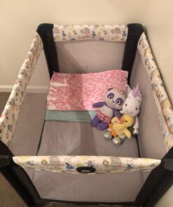 Graco Pack and Play Portable Playard, Push Button Compact Fold, Carnival Pack N Play 33 713XodmGYhL