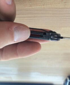 Kershaw Leek BlackWash Folding Pocketknife, 3" 14C28N Stainless Steel Blade, Assisted Opening Folding EDC 46 713YyMnyWL