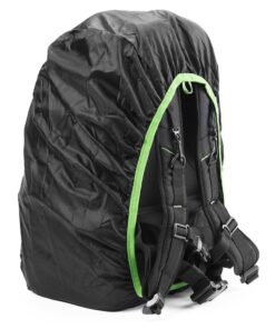 Evecase Large DSLR Camera/Laptop Travel Backpack Bag w/Rain Cover for Mirrorless, 4/3 Micro Four Third, Compact, Interchangeable Lens Digital Camera 18*12*8 inch Black 46 713ZAMtyL