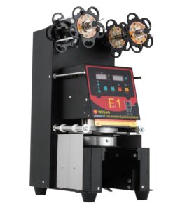 Happybuy 420W Automatic Cup Sealing Machine 500-650Cups Per Hour Electric Cup Sealer Machine With Digital Control for Sealing PP PET Paper Cups 10 713ZkpJ8jWL