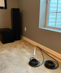 Mediabridge™ Ultra Series Subwoofer Cable (50 Feet) - Dual Shielded with Gold Plated RCA to RCA Connectors - Black - (Part# CJ50-6BR-G1) 28 713Zosg5aEL