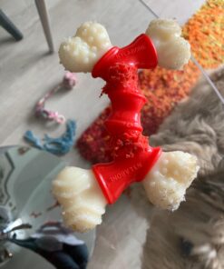 Nylabone Power Chew Double Bone Long Lasting Chew Toy for Dogs Medium - Up to 30 lbs. Medium up to 35 lbs. 42 713akFMpUAL