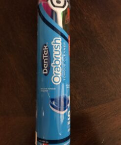 Orabrush Tongue Scraper, Tongue Cleaner Helps Fight Bad Breath, 4 Tongue Scrapers 4 Count (Pack of 1) Multicolored 46 713bIT4SoOL